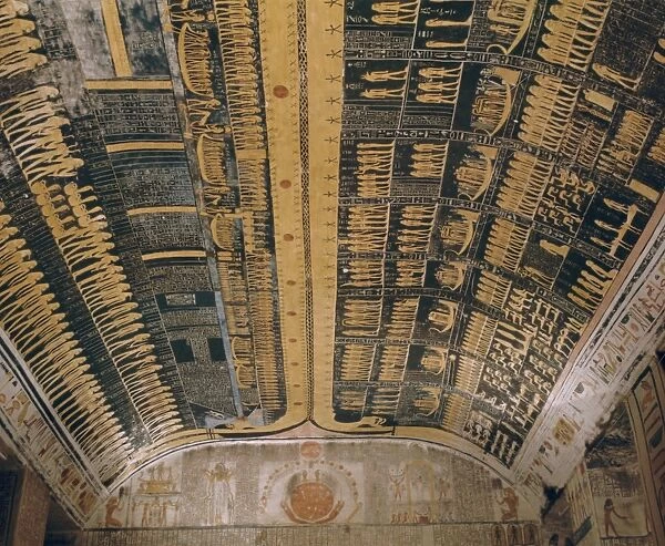Ramses VI tomb, Valley of the Kings, Thebes, Egypt