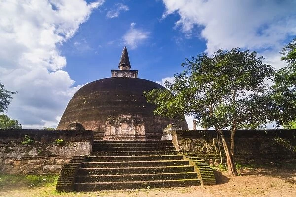 Rankot Vihara Dagoba, Polonnaruwa, UNESCO World Heritage Site, Sri Lanka, Asia