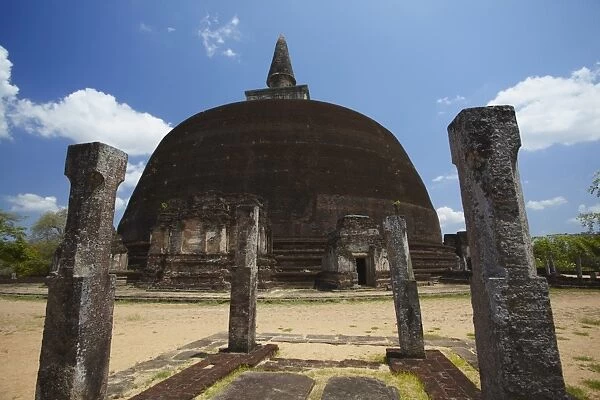 Rankot Vihara, Polonnaruwa, UNESCO World Heritage Site, North Central Province, Sri Lanka, Asia