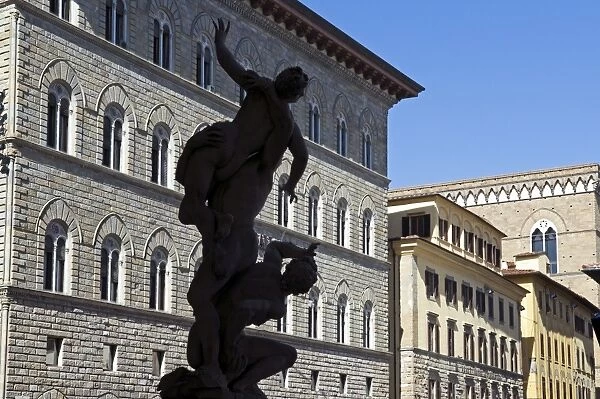 The Rape of the Sabine women, Loggia dei Lanzi, Florence (Firenze), UNESCO World Heritage Site