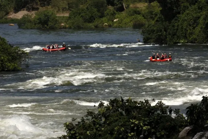 Framed Print : Rapids on the Nile, Uganda, East Africa, Africa Framed Print : Rapids on the Nile, Uganda, East Africa, Africa