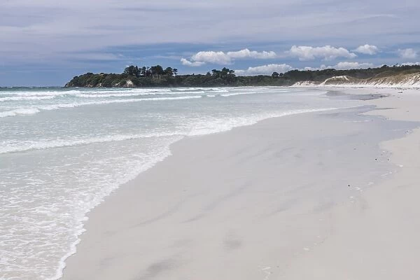 Rarawa Beach, a popular and beautiful white sand beach in Northland Region, North Island