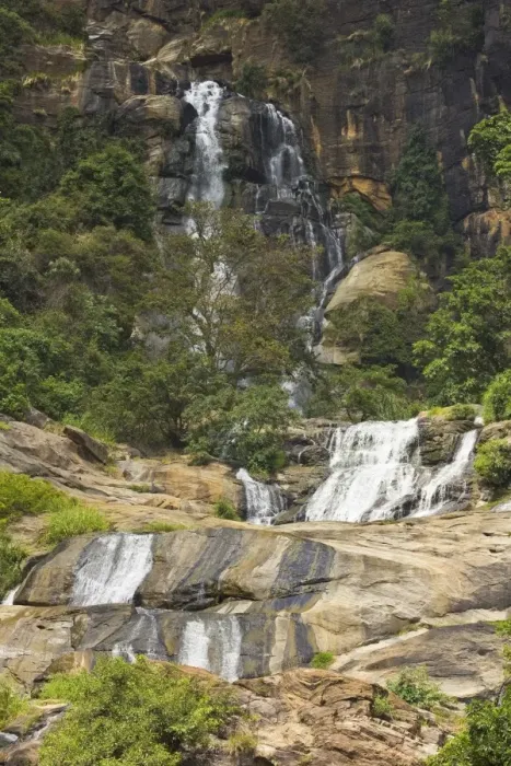 Framed Print : Rawana (Ravana) Falls, a popular sight by the highway to the coast as it drops thru Ella Gap Framed Print : Rawana (Ravana) Falls, a popular sight by the highway to the coast as it drops thru Ella Gap