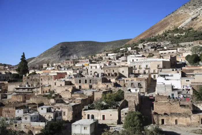 Framed Print : Real de Catorce, former silver mining town now popular with tourists, San Luis Potosi state Framed Print : Real de Catorce, former silver mining town now popular with tourists, San Luis Potosi state