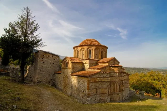 Framed Print : Rebuilt Orthodox church in Mystras, UNESCO World Heritage Site, Peloponnese Framed Print : Rebuilt Orthodox church in Mystras, UNESCO World Heritage Site, Peloponnese