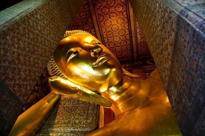 Framed Print : Reclining Buddha Statue in Wat Pho, Bangkok, Thailand, Southeast Asia, Asia Framed Print : Reclining Buddha Statue in Wat Pho, Bangkok, Thailand, Southeast Asia, Asia