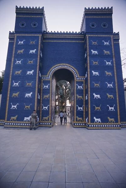 The reconstructed Ishtar Gate