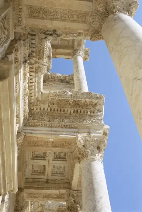Framed Print : Reconstructed Library of Celsus Framed Print : Reconstructed Library of Celsus