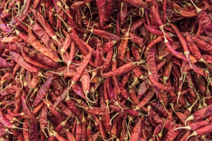 Framed Print : Red chillies for sale in Chaudi Market, Goa, India, Asia Framed Print : Red chillies for sale in Chaudi Market, Goa, India, Asia