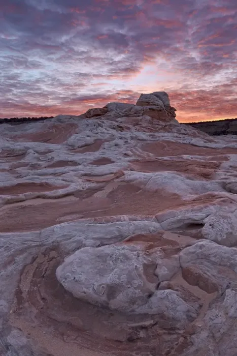 Framed Print : Red clouds over sandstone at sunrise, White Pocket, Vermilion Cliffs National Monument, Arizona, United States of America, North America Framed Print : Red clouds over sandstone at sunrise, White Pocket, Vermilion Cliffs National Monument, Arizona, United States of America, North America