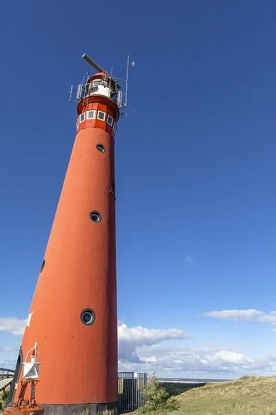 Red Lighthouse, Schiermonnikoog, West Frisian Islands, Friesland, The Netherlands (Holland), Europe