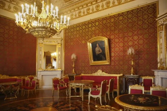 Framed Print : Red parlour, Yusupov Palace, St. Petersburg, Russia, Europe Framed Print : Red parlour, Yusupov Palace, St. Petersburg, Russia, Europe