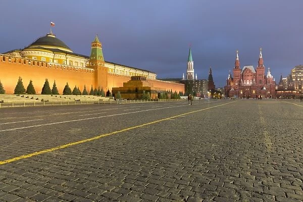 Red Square, Lenins Tomb, and the State History Museum, Moscow, Russia, Europe