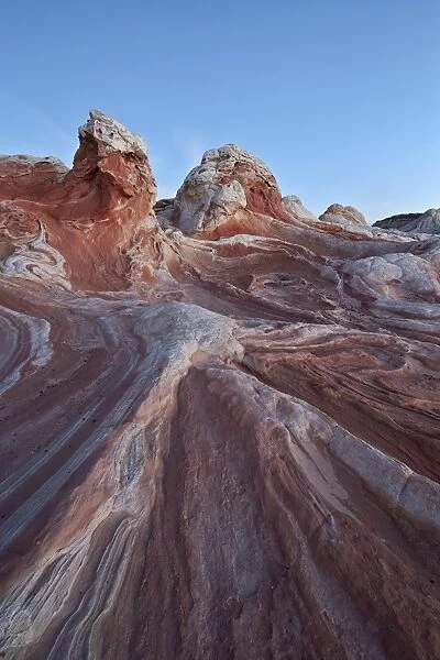 Red and white sandstone formations, White Pocket, Vermilion Cliffs National Monument