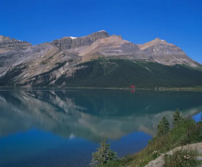 Framed Print : Reflection of the Rockies in Lake Bow, Banff National Park, Alberta, Canada Framed Print : Reflection of the Rockies in Lake Bow, Banff National Park, Alberta, Canada