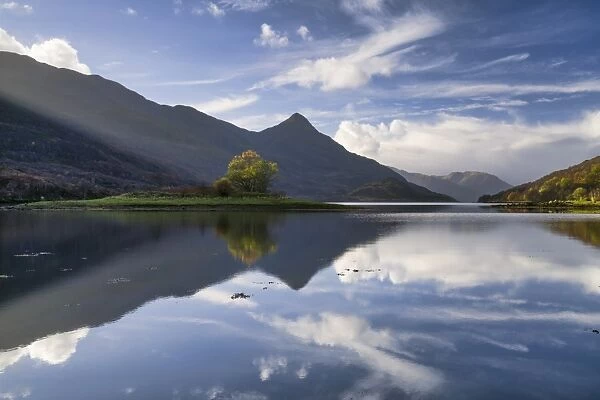 Reflections, Loch Leven, Highland Region, Scotland, United Kingdom, Europe