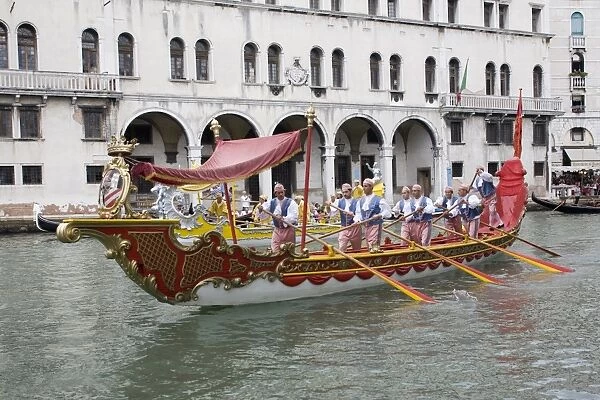 Regatta, Grand Canal, Venice, UNESCO World Heritage Site, Veneto, Italy, Europe