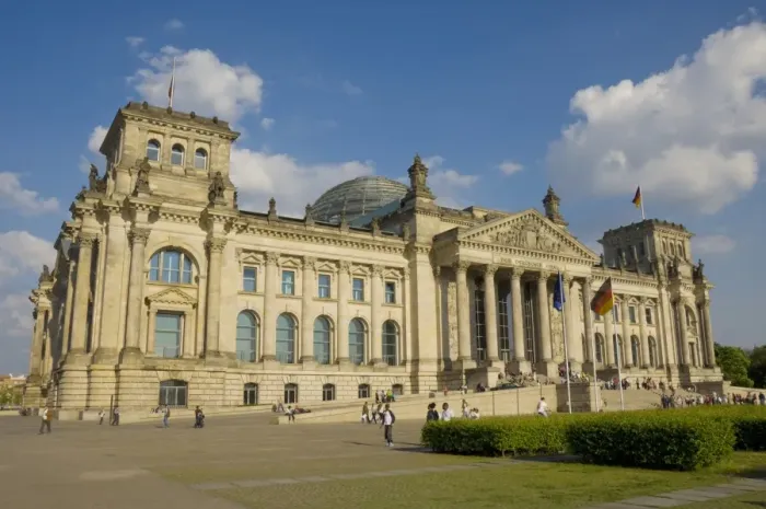 Framed Print : Reichstag Parliament Building, Berlin, Germany, Europe