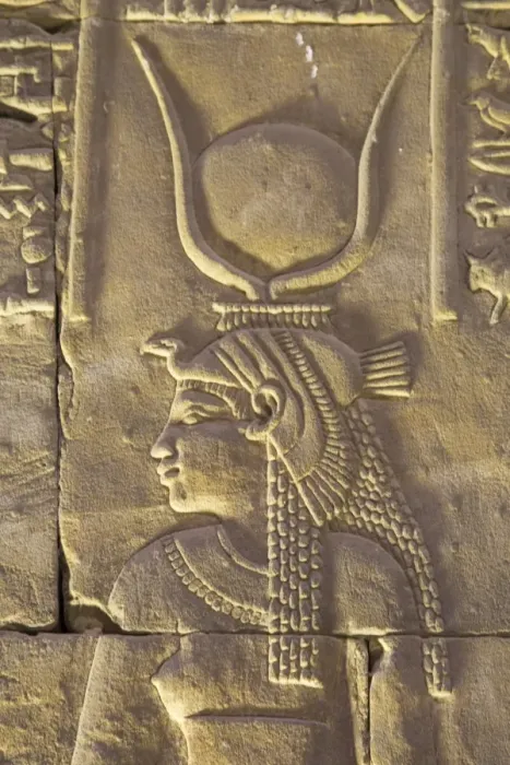 Framed Print : Relief depicting the Goddess Hathor, Temple of Horus, Edfu, Egypt, North Africa, Africa Framed Print : Relief depicting the Goddess Hathor, Temple of Horus, Edfu, Egypt, North Africa, Africa