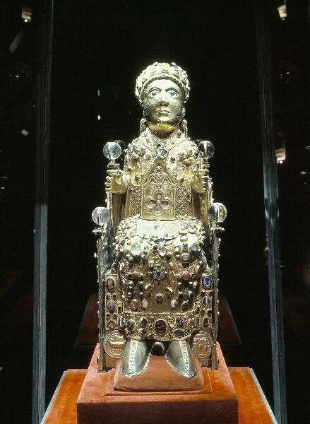 Reliquary statue of Ste. Foy, dating from 7th to 9th centuries and renovated in the 10th century