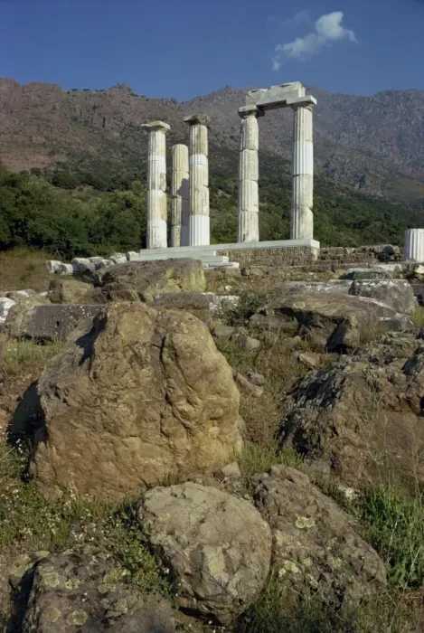 Framed Print : Remaining Doric columns Framed Print : Remaining Doric columns