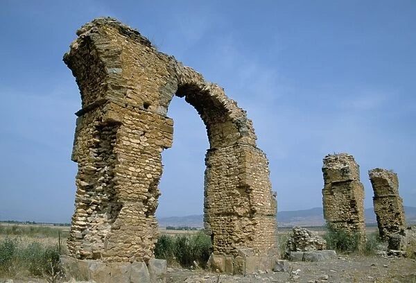 Remains of the aqueduct