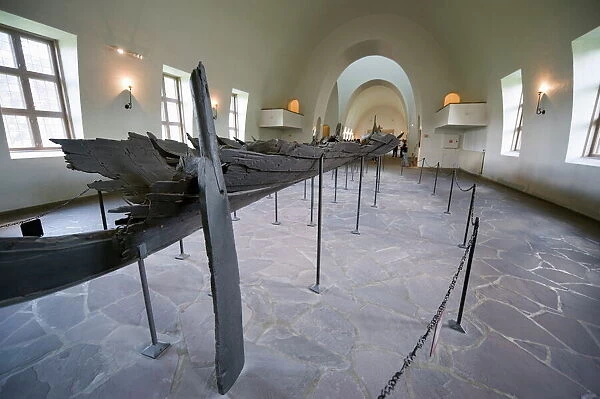 Remains of Tune Viking ship excavated from Oslofjord, Vikingskipshuset
