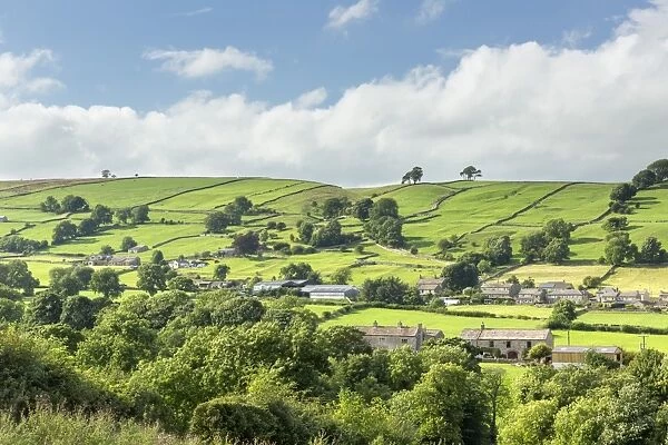 The remote village of Thoralby in Wensleydale, The Yorkshire Dales, Yorkshire, England