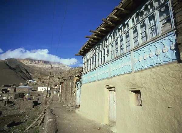 Remote village of Xinaliq in the Caucus Mountains, Azerbaijan, Central Asia, Asia