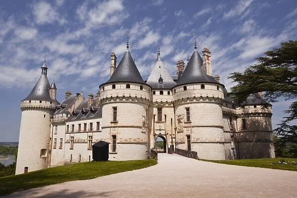 The renaissance chateau at Chaumont-sur-Loire, UNESCO World Heritage Site, Loire Valley, Loir-et-Cher, Centre, France, Europe