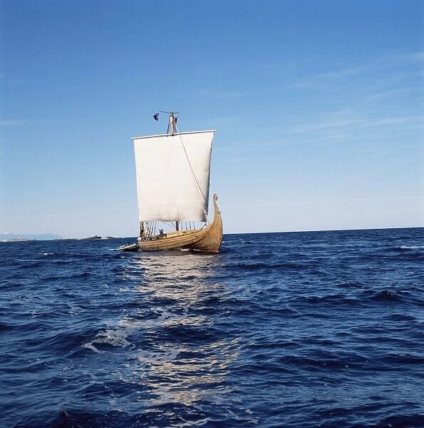 Replica of the Viking Oseberg ship