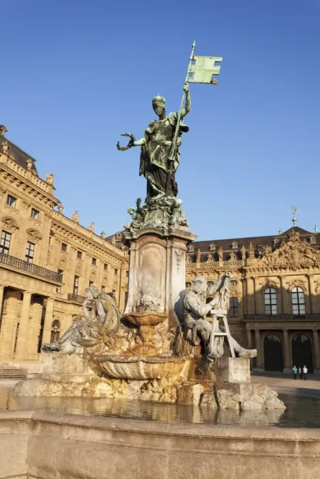 Framed Print : Residenz, Baroque Palace, built by Balthasar Neumann, Franconia Fountain, UNESCO World Heritage Site, Wurzburg, Franconia, Bavaria, Germany, Europe Framed Print : Residenz, Baroque Palace, built by Balthasar Neumann, Franconia Fountain, UNESCO World Heritage Site, Wurzburg, Franconia, Bavaria, Germany, Europe