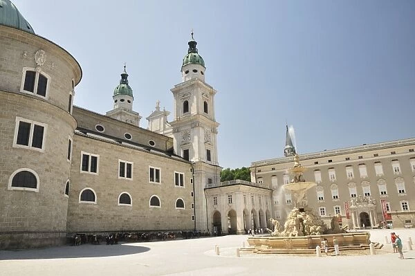 Residenzplatz, Salzburg, Austria, Europe