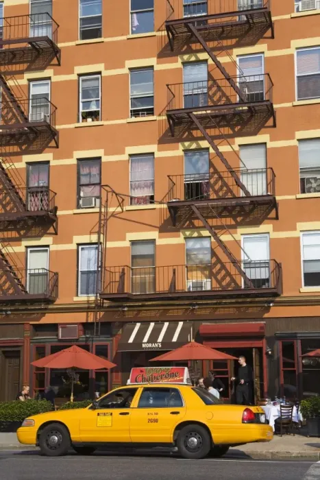 Framed Print : Restaurant in the Chelsea District, Midtown Manhattan, New York City, United States of America