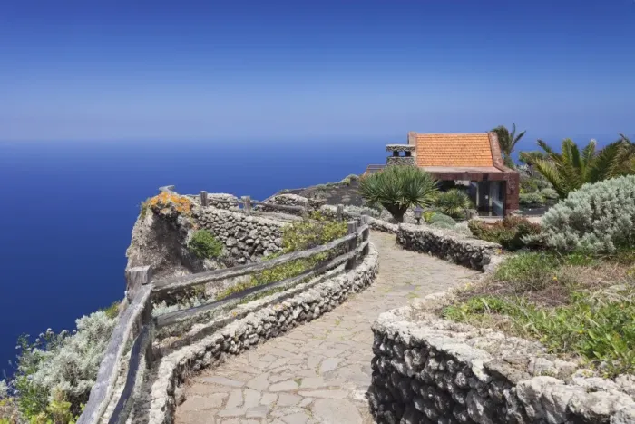 Framed Print : Restaurant at Mirador de la Pena, architect Cesar Manrique, UNESCO biosphere reserve Framed Print : Restaurant at Mirador de la Pena, architect Cesar Manrique, UNESCO biosphere reserve