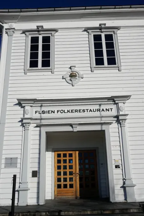 Framed Print : Restaurant on Mount Floyen, Bergen, Hordaland, Norway, Scandinavia, Europe