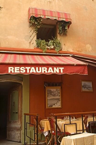 Restaurant, Rue Saint Antoine, Cannes, Alpes Maritimes, Provence, Cote d Azur