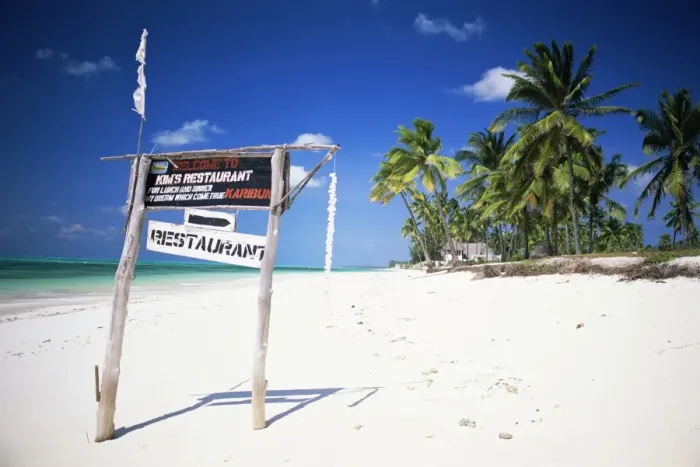 Framed Print : Restaurant sign on beach at Jambiani, island of Zanzibar, Tanzania, East Africa, Africa Framed Print : Restaurant sign on beach at Jambiani, island of Zanzibar, Tanzania, East Africa, Africa