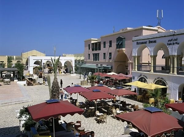 Restaurants inside the Medina, Yasmine Hammamet, Cap Bon, Tunisia, North Africa, Africa