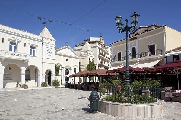 Restaurants, St. Markos Square, Zakynthos Town, Zakynthos, Ionian Islands