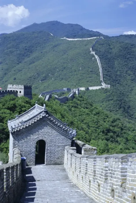 Framed Print : Restored section with watchtowers of the Great Wall (Changcheng), northeast of Beijing Framed Print : Restored section with watchtowers of the Great Wall (Changcheng), northeast of Beijing