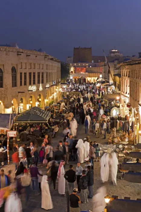 Framed Print : The restored Souq Waqif with mud rendered shops and exposed timber beams, Doha, Qatar, Middle East Framed Print : The restored Souq Waqif with mud rendered shops and exposed timber beams, Doha, Qatar, Middle East