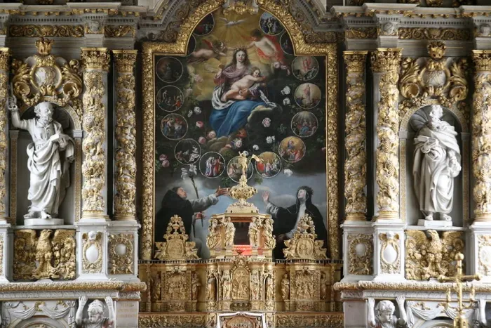 Framed Print : Retable in Notre-Dame de Croas-Batz church, Roscoff, Finistere, Brittany, France, Europe Framed Print : Retable in Notre-Dame de Croas-Batz church, Roscoff, Finistere, Brittany, France, Europe
