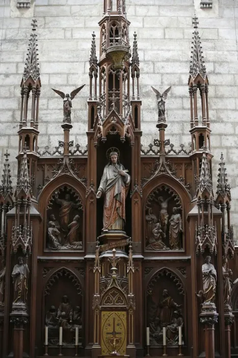 Framed Print : Retable in Sainte-Croix cathedral, Orleans, Loiret, France, Europe Framed Print : Retable in Sainte-Croix cathedral, Orleans, Loiret, France, Europe