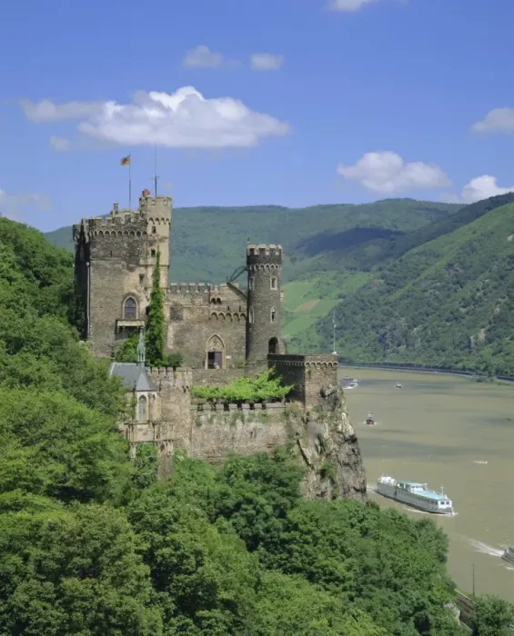 Framed Print : Rheinstein Castle overlooking the River Rhine Framed Print : Rheinstein Castle overlooking the River Rhine