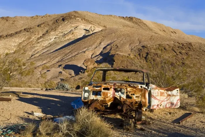 Framed Print : Rhyolite ghost town, Beatty, Nevada, United States of America, North America Framed Print : Rhyolite ghost town, Beatty, Nevada, United States of America, North America