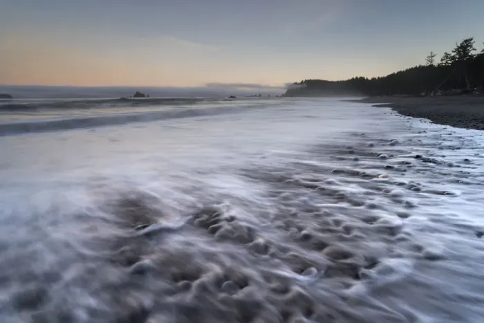 Framed Print : Rialto Beach at dawn, Olympic National Park, UNESCO World Heritage Site, Clallam Framed Print : Rialto Beach at dawn, Olympic National Park, UNESCO World Heritage Site, Clallam