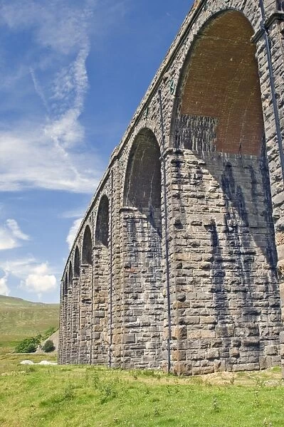 Ribblehead railway viaduct, on the Carlisle to Settle and Leeds cross-Pennine route