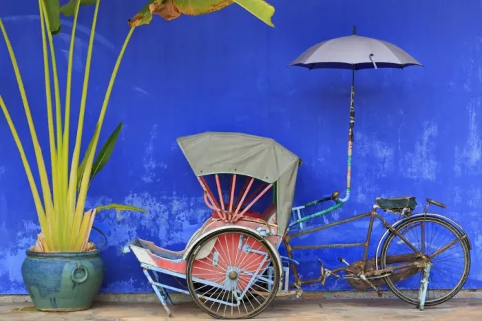 Framed Print : Rickshaw in Cheong Fatt Tze Mansion, Georgetown, Penang Island, Malaysia, Southeast Asia, Asia Framed Print : Rickshaw in Cheong Fatt Tze Mansion, Georgetown, Penang Island, Malaysia, Southeast Asia, Asia