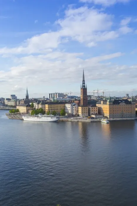 Framed Print : Riddarholmen Church and city skyline from Sodermalm, Stockholm, Sweden, Scandinavia Framed Print : Riddarholmen Church and city skyline from Sodermalm, Stockholm, Sweden, Scandinavia